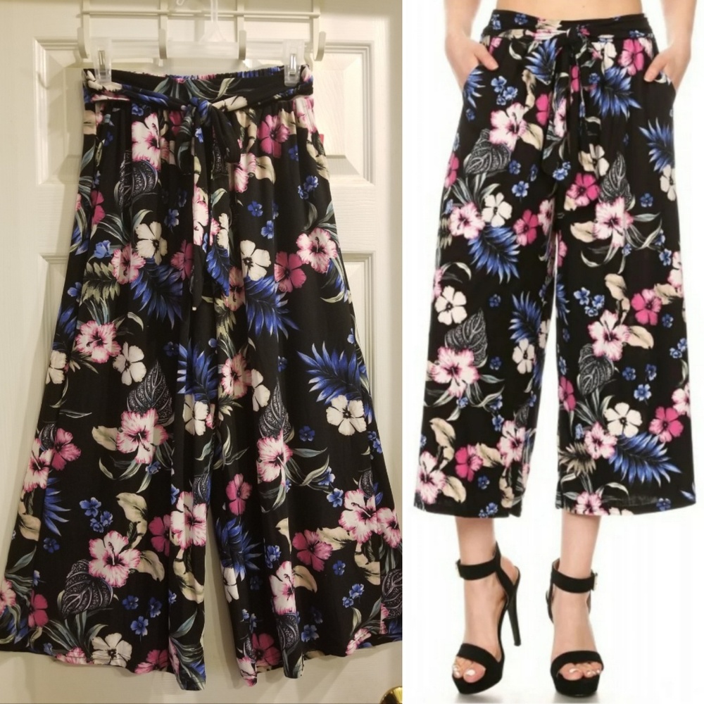 Tropical  Palazzo Pants